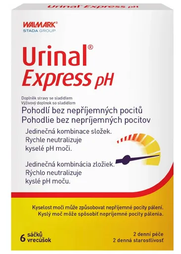 Walmark Idelyn Urinal Express pH vrecúška 6 ks