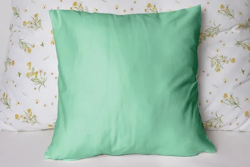 Polášek Jednofarebná obliečka na vankúš Jersey - Mätová | 40 x 60 cm