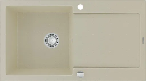 MEXEN MEXEN - Leo granitový drez s odkvapkávačom 900x500 mm, béžová 6501901010-69