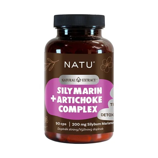 NATU Pestrec extrakt s artičokom 90 kapsúl