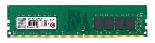 Transcend pamäť 16GB DDR4 2400 U-DIMM 2Rx8 CL17