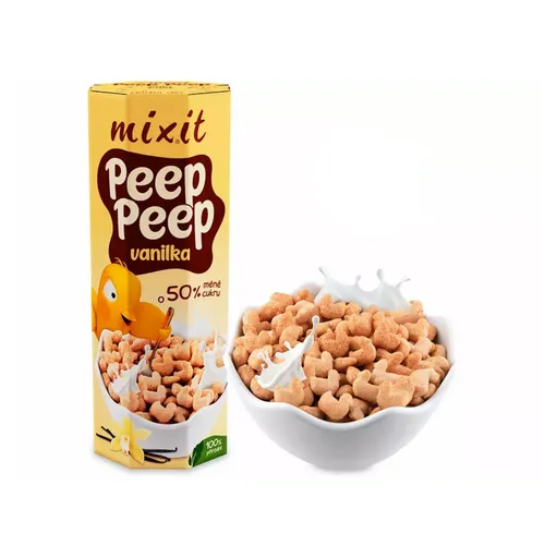 MIXIT Cereálie Peep Peep vanilka 280 g