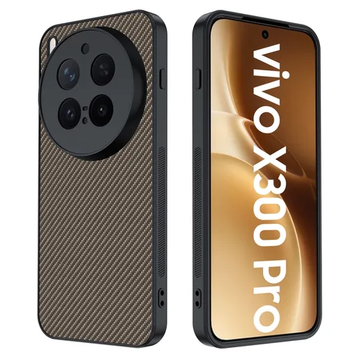 CARBON Ochranný obal pre Vivo X300 Pro GOLD