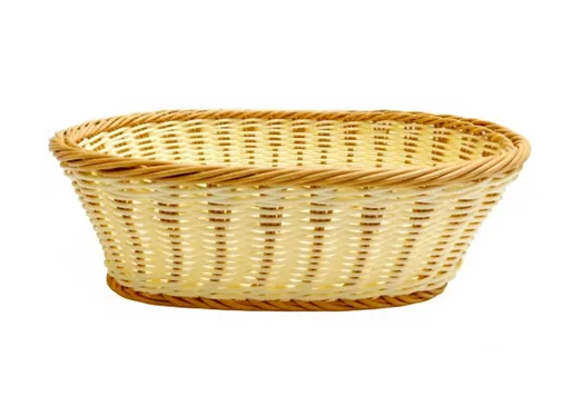 MAKRO - Košík pletený oválny, umelá hmota, 22,5x9x29cm