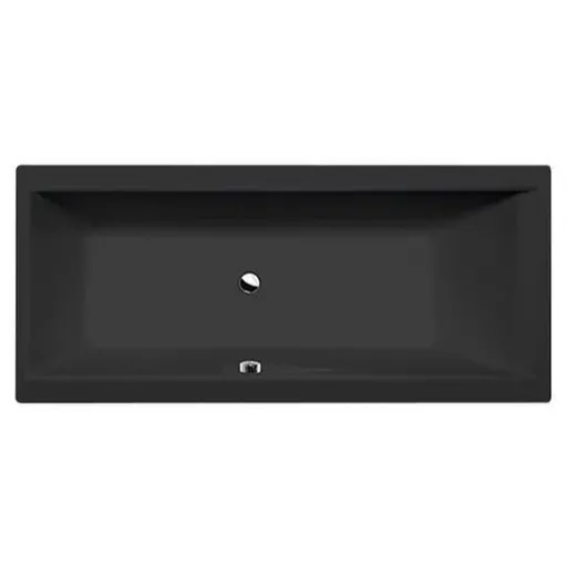 Polysan CLEO obdĺžniková vaňa 180x80 cm akrylát čierna 95611BM