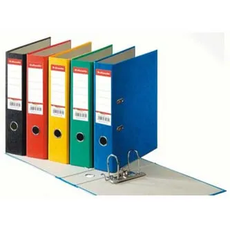 Poradač pákový, A4, 50mm, modrý, Esselte, prešpanový poťah, cena za 1ks, 5ks