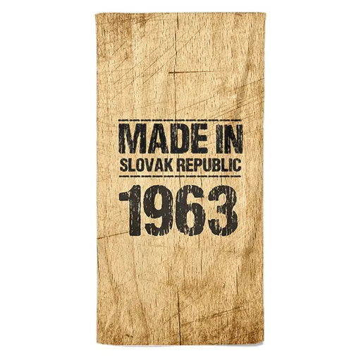 Osuška Made In (rok: 1963)