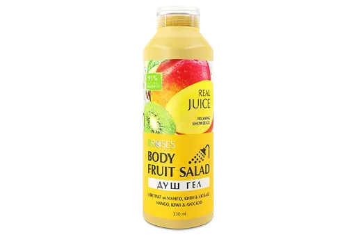 FRUIT SALAD – Prírodný sprchový gél Mango, Kiwi & Avokádo 330 ml - NATURE OF AGIVA
