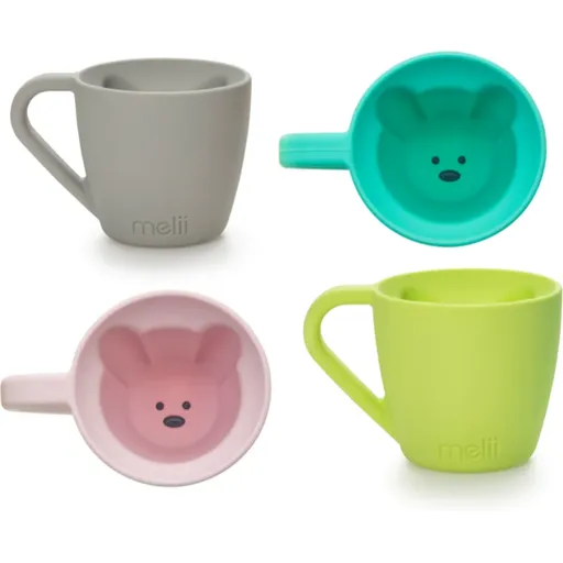 Melii Silicone Bear Mug hrnček Blue