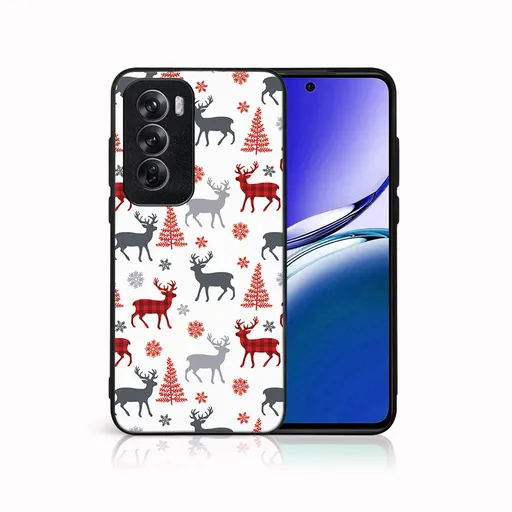 MY ART Kryt s vianočným dizajnom Oppo Reno12 Pro 5G DEER (068)