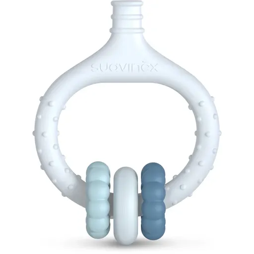 Suavinex Gum Massager hryzadielko 0 m+ Blue 1 ks