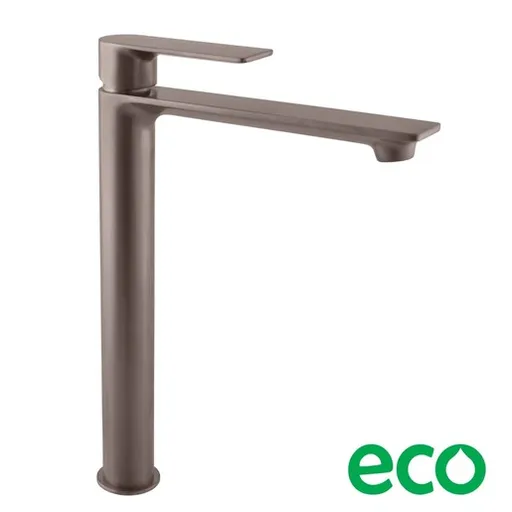 RAV SLEZÁK Nil vysoká umývadlová batéria bez výpuste kartáčovaná metal grey NL130.5MGK