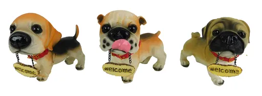 MAKRO - Soška pes 15cm rôzne dekory