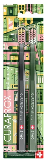 Curaprox CS 5460 Ultrasoft Recyklovaná edícia zubná kefka 2 ks