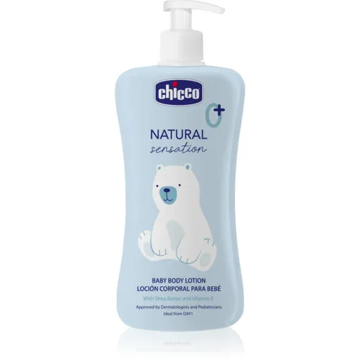 Chicco Natural Sensation Baby telové mlieko pre deti od narodenia 0+ 500 ml
