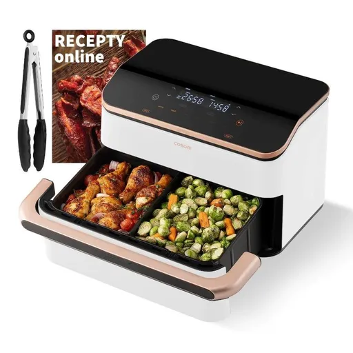 Cosori TF101S Dual blaze TwinFry 10l vzdušná fritéza - biela