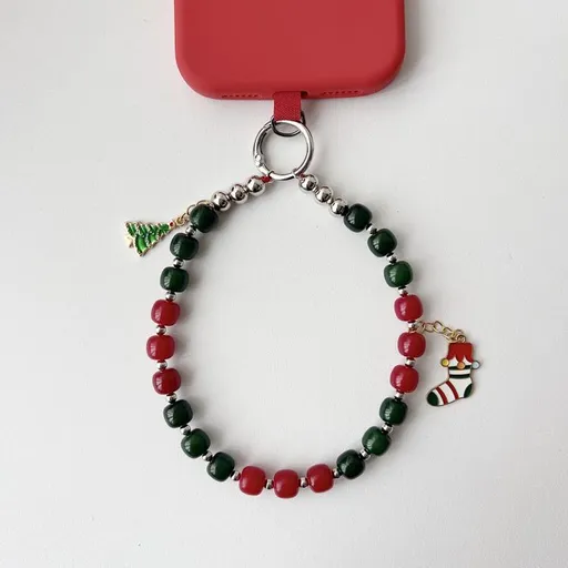 JOYBEADS Vianočný prívesok na mobil CHRISTMAS TREE