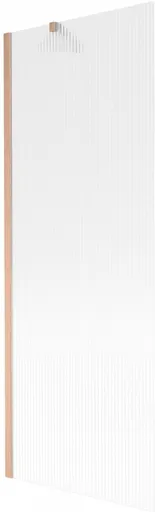 MEXEN/S - Next vaňová zástena FIX 70 x 150, prúžky, meď kartáčovaná 895-070-000-00-09-65