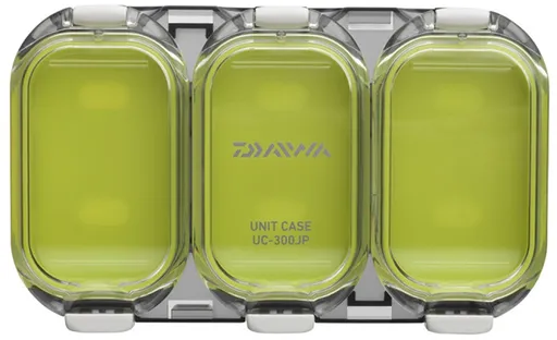 Daiwa vodotesná krabička waterproof sealed unit case 300 zelená - 3 priehradky