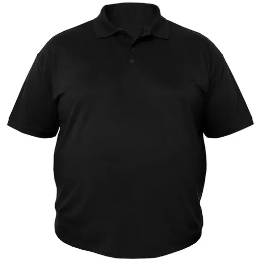 Miners Mate supersize Nadrozmerné polo tričko Unisex - Čierna | 4XL