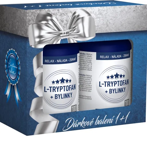 CLINICAL L-Tryptofán + bylinky 100 + 100 kapsúl DARČEKOVÉ balenie