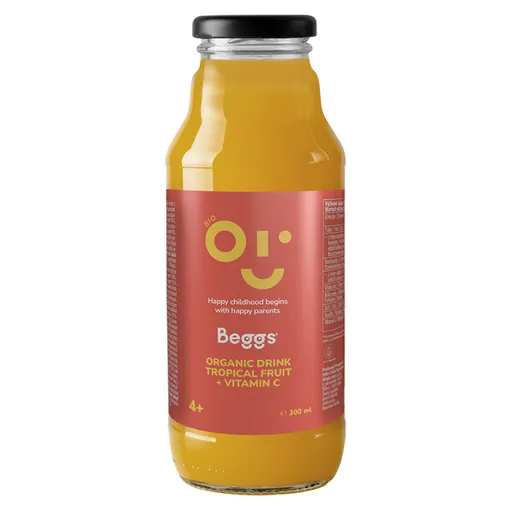 BEGGS Nápoj tropické ovocie 4m+ BIO 300 ml