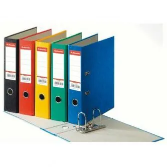 Poradač pákový, A4, 75mm, červený, Esselte, prešpanový poťah, cena za 1ks, 5ks