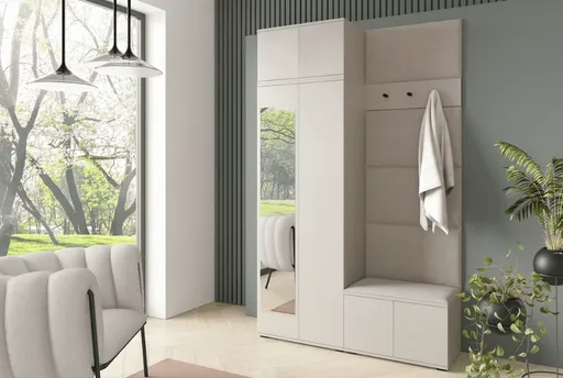 ArtPK Predsieň BIANCO 4 | cashmere so zrkadlom Farba: Trinity 01