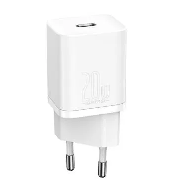 Baseus CCSUP-B02 Super Si Quick Nabíjačka USB-C 20W White