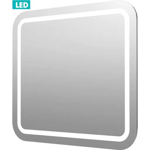 Zrkadlo s LED osvetlením Naturel Pavia Way 60x60 cm ZIL6060KRBV