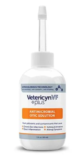 Vetericyn VF plus antimicrobial otic pri podráždení na vonkajšom uchu a vo zvukovode 90ml