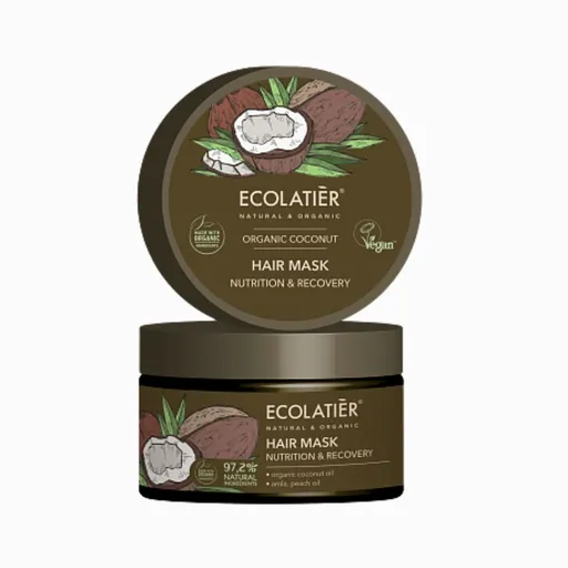 Maska na vlasy Kokos - vyživuje a regeneruje vlasy - EcoLatier Organic - 250ml
