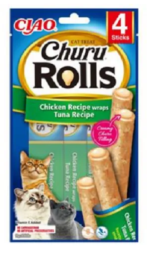 Maškrta pre mačky Inaba Churu Rolls cat Kura
