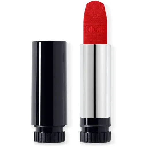 DIOR Rouge Dior The Refill dlhotrvajúci rúž náhradná náplň odtieň 999 Velvet 3.5 g