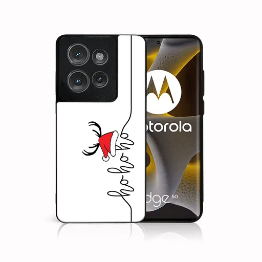 MY ART Kryt s vianočným dizajnom Motorola Edge 50 HOHOHO (073)
