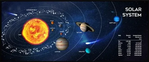 GEMBIRD Podložka pod myš látková Solar System, herná, 350 x 900