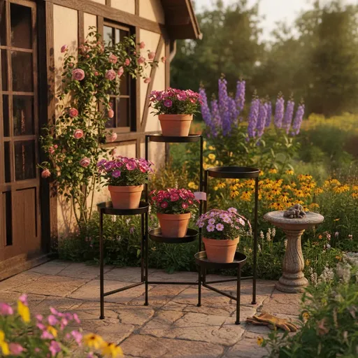 Stojan na květiny, 5 úrovní