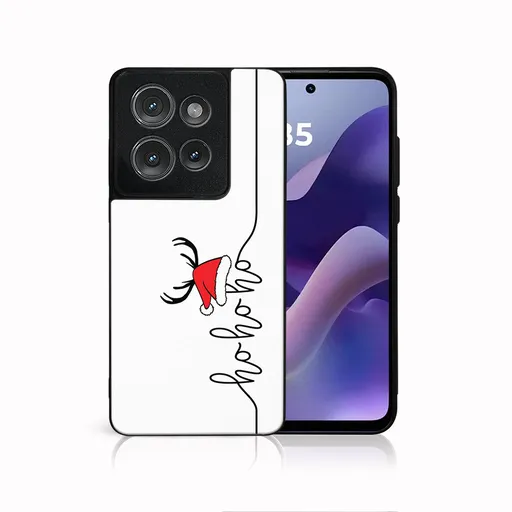 MY ART Kryt s vianočným dizajnom Motorola Moto G86 5G HOHOHO (073)