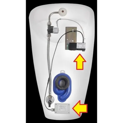 Elektronika splachovača Sanela pisoáru Golem SLP19RB SLP19AB