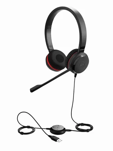 Jabra Evolve 30 II/Stereo/Jack/Drôt/MS/Čierna