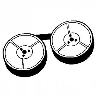 Páska pre písací stroj pre Olivetti Linea 88, GR. 1, červeno-čierna, textilná, 13/10, N