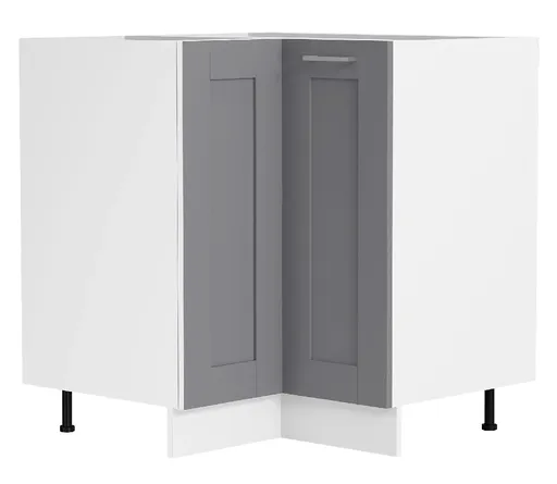 VCM Rohová spodní skříňka „Colura“, antracitová