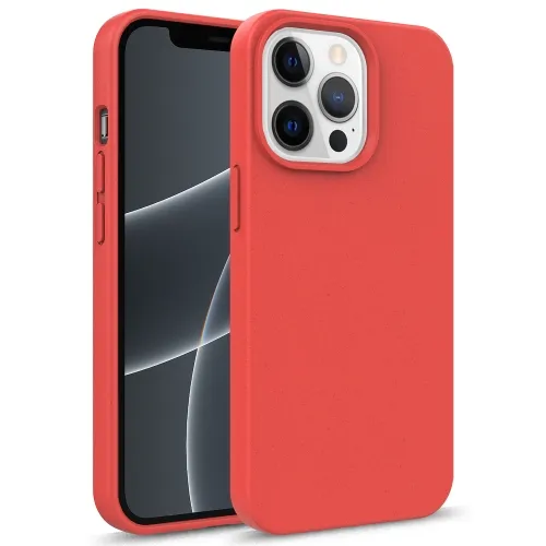 ECO RUBBER Ochranný obal Apple iPhone 13 Pro červený