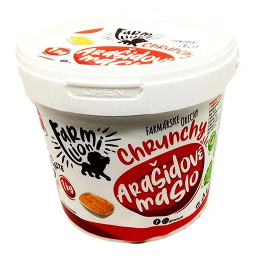 FARMILION Arašidové maslo Crunchy 1 kg