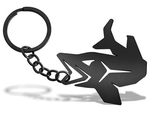 Delphin kľúčenka s otváračom na fľaše pikener čierna