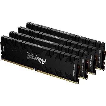 Kingston FURY 64 GB KIT DDR4 3600 MHz CL16 Renegade Black 1Gx8 (KF436C16RB1K4/64)