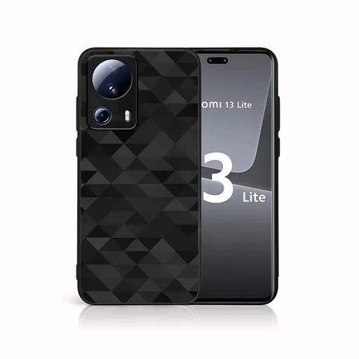 MY ART Ochranný kryt pre Xiaomi 13 Lite BLACK TRIANGLES (232)