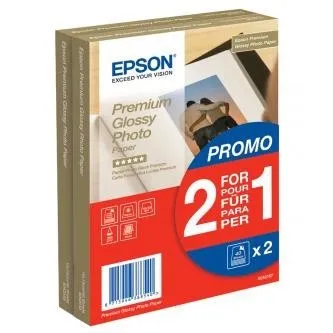 Epson Premium Glossy Photo Paper S042167 C13S042167, 255 g/m2, 10x15cm, 80ks, lesklý, biely, foto papier