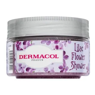 Dermacol Lilac Flower Shower telový peeling Delicious Body Scrub 200 ml