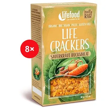 Lifefood CRACKERS Zelňáky RAW BIO – 8 ks (1058)